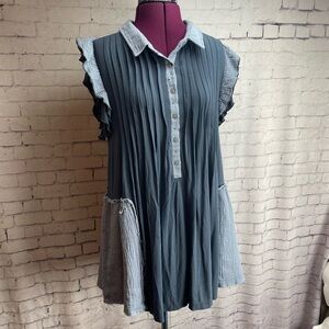 POL size small blue mini dress style FKD10